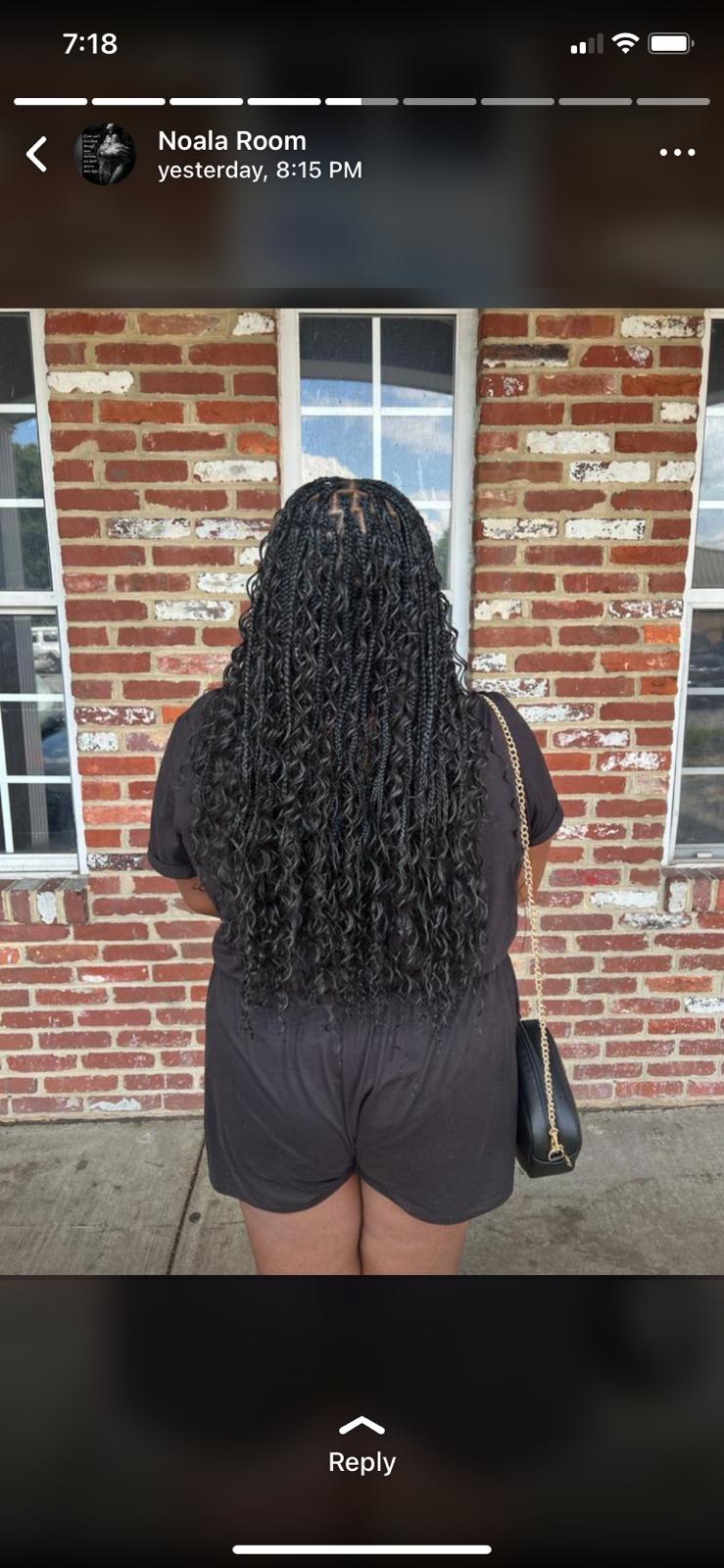 Bohemian Knotless Braids
